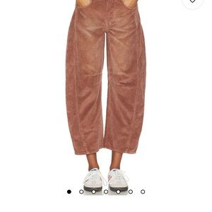 we the free mid rise barrel Corduroy jeans